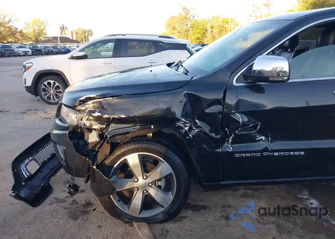 2016 Jeep Grand Cherokee Overland z USA, uszkodzony, nr VIN 1C4RJECG0GC464277